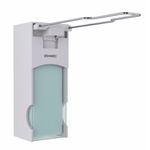 Baños-Dispensador-Medical-de-Jabon-a-Muro-activacion-con-Codo-Blanco