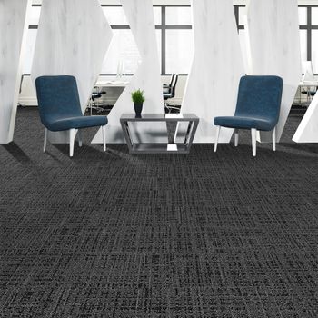 Alfombra Modular Lino Dark Grey 25x100 cm