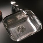 Cocina-Lavaplatos-Simple-E37-Redondo-Bajo-Cubierta-con-Rebalse-Cromado
