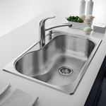 Cocina-Lavaplatos-Simple-Luxor-Compact-Sobre-y-Bajo-Cubierta-Cromado