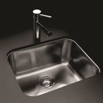 Cocina-Lavaplatos-Simple-G50-Rectangular-Bajo-Cubierta-con-Rebalse-Cromado