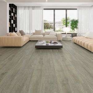 Piso Vinílico SPC Delhi Grey C/Bisel 180x1220 mm