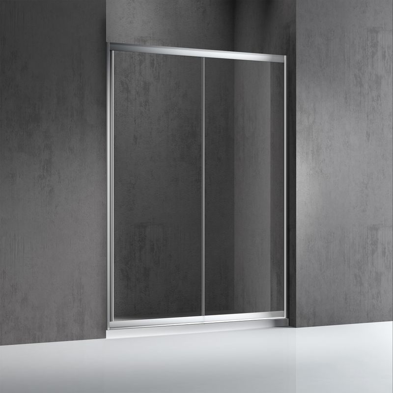 Baños-Mampara-Iris-Ducha-una-Corredera-un-Fijo-Reversible-Perfil-Cromado-1500x1950-mm