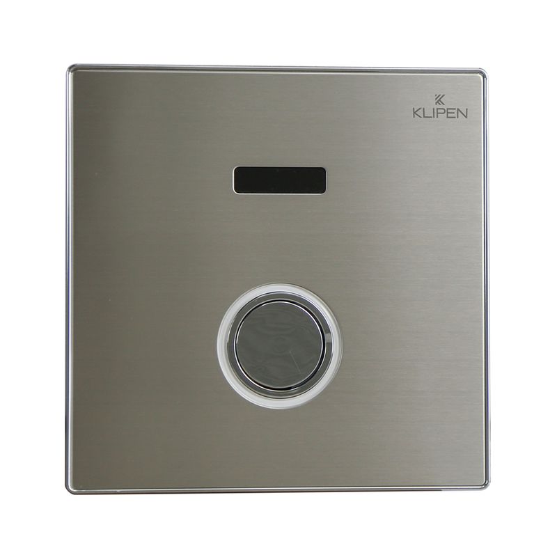 Baños-Fluxor-WC-Public-Empotrado-con-Sensor-Led-Boton-Presion-Manual-Cromado