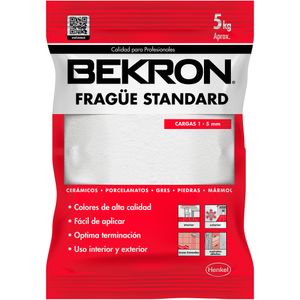 Fragüe Cementicio BeFragüe Blanco Nieve 5 Kg