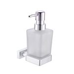 Baños-Dispensador-Atlas-Jabon-a-Muro-Contenedor-Vidrio-Cromado