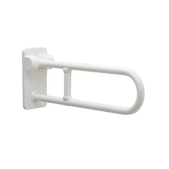 Barra Abatible a Muro Cubierta de Vinil Antibacterial Blanco