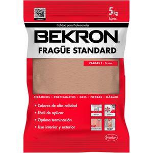 Fragüe Cementicio BeFragüe Beige Ceniza 5 Kg