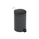 Baños-Basurero-Pompei-de-Pedal-Negro-Mate