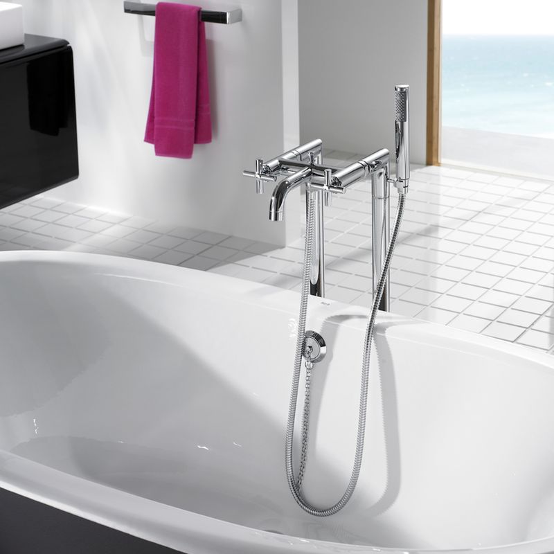 Baños-Griferia-Ducha-Fono-Loft-Cromado