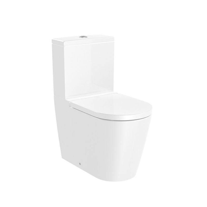 Baños-WC-Inspira-Round-BTW-Dual-a-Muro-con-Asiento-y-fijaciones-Blanco