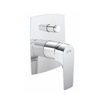 Baños-Mezclador-Tina-Koral-Empotrado-dos-vias-con-Cuerpo-Interno-Cromado