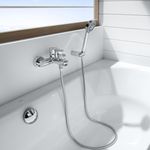 Baños-Griferia-Tina-L20-Dos-Vias-Expuesto-con-Set-Ducha-Cromado