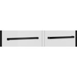 Baños-Mampara-Artemisa-Doble-Corredera-Ducha-Vidrio-Templado-Reversible-Perfil-Negro-Mate-1400x1950-mm
