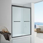 Baños-Mampara-Artemisa-Doble-Corredera-Ducha-Vidrio-Templado-Reversible-Perfil-Negro-Mate-1600x1950-mm