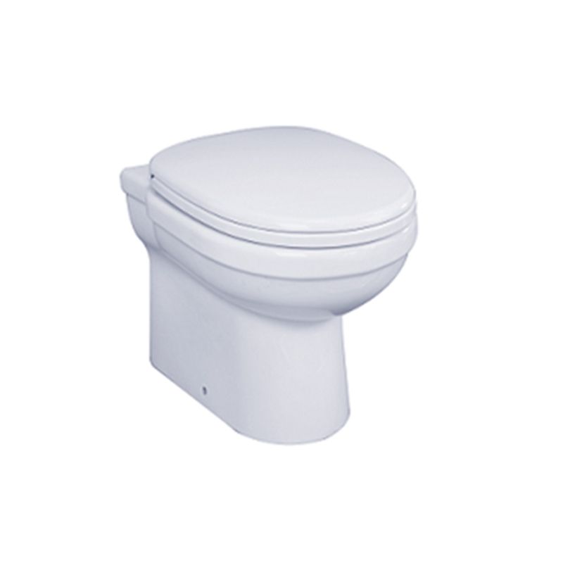Baños-WC-Atlantis-Fluxor-Entrada-Posterior-Descarga-Muro-con-Asiento-Elongado-y-Fijaciones-Blanco