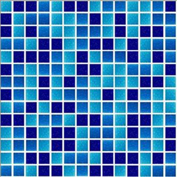 Mosaico Mezcla Azul 32x32 cm