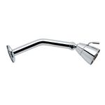 Baños-Griferia-Ducha-Rociador-Orientable-Fija-con-Brazo-Cromado