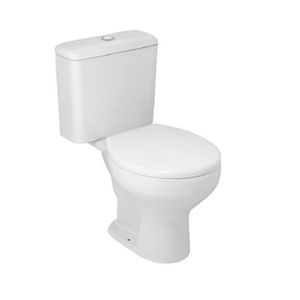 WC Flamingo Plus a Muro Doble Descarga con Asiento y Fijaciones Blanco