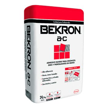 Adhesivo Cerámica Bekron A.C Polvo 24,5 Kg