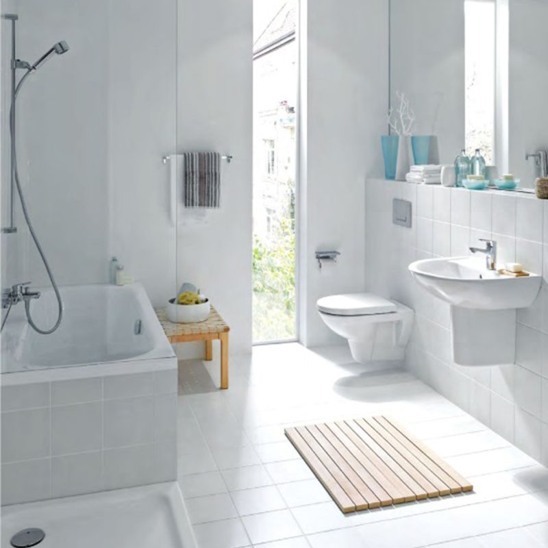 Baños-Vaso-Pro-B-Suspendido-sin-Asiento-y-Fijaciones-Blanco