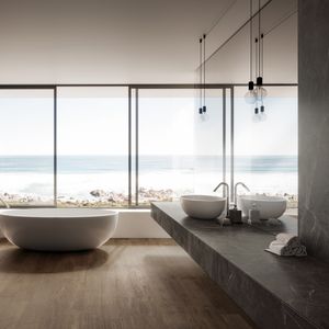 Plancha Ultracompacto Grey Stone Mate No Rectificado 162x324 cm