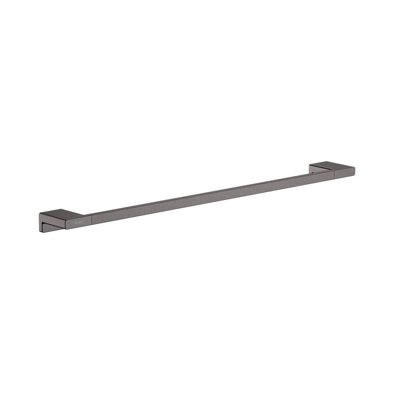 Baños-Toallero-Barra-Negro-Cromo-Cepillado-Hansgrohe-60-cm