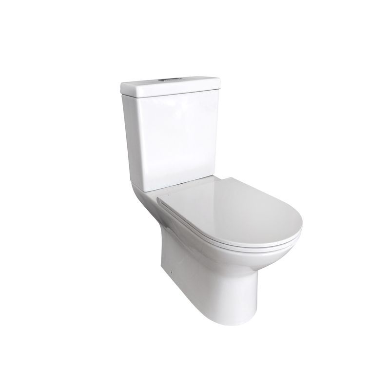 Baños-WC-Verso-Slim-Dual-Blanco-a-Muro-con-Asiento-y-Fijaciones