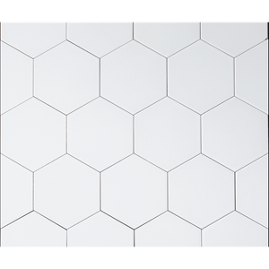 Gres Porcelánico Hexagon Colors White Mate 20x23 cm