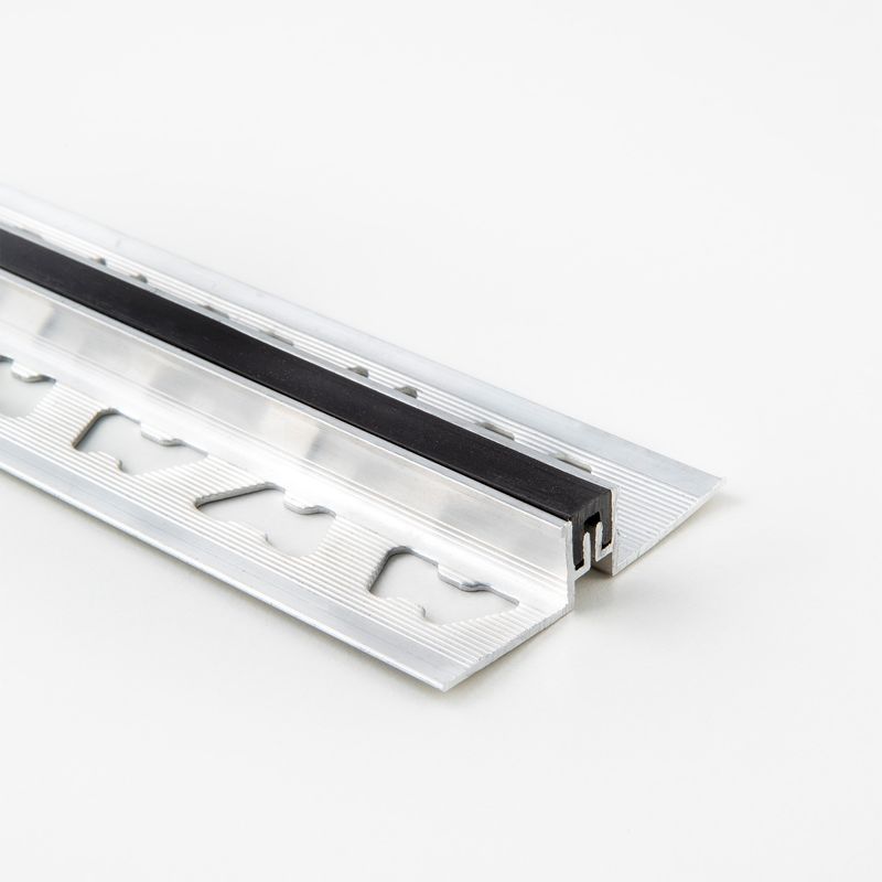 Complementos-de-Instalacion-Perfil-Junta-de-Dilatacion-Aluminio-y-PVC-Plateado-con-Negro-A410N-Mate-12.5x12.5x2500-mm