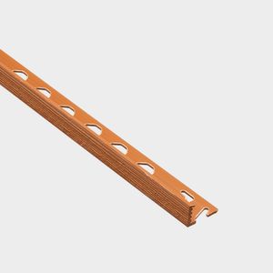 Moldura Perfil L Novopeldaño Astra Kombu Canela Mate 25x2500 mm