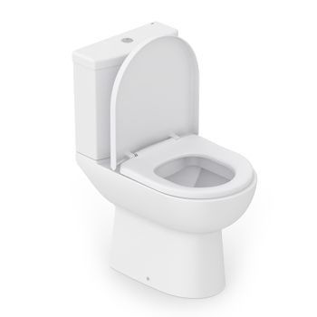 WC Smart Blanco Con Descarga a Piso 30cm, Por Sifonaje