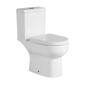 WC Santorini- N Rimless Ada Asiento Slow Close Descarga a Piso 30