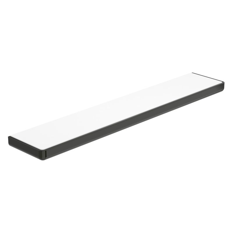 Baños-Repisa-Tempo-Negro-Titanio-Rectangular-600x110mm