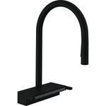Cocina-Mezclador-Monomando-de-Cocina-Aquno-Select-Negro-Mate