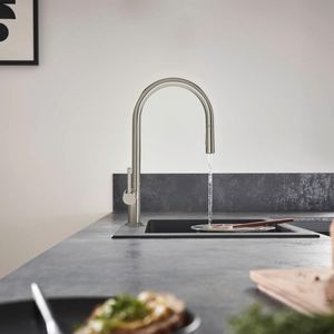 Grifería Cocina Talis M54 Extraíble 2 Jet 72800800 Acero