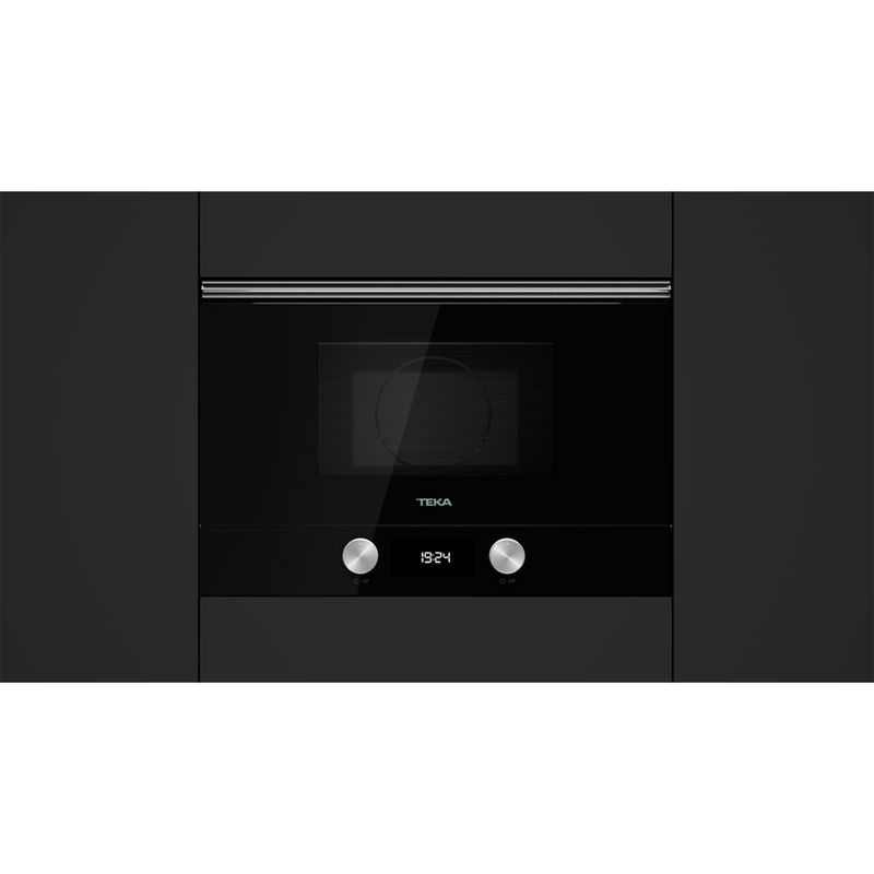 Cocina-Microondas-Bis-L-Black-Con-Base-Ceramica-Y-Grill-Empotrable-22-L