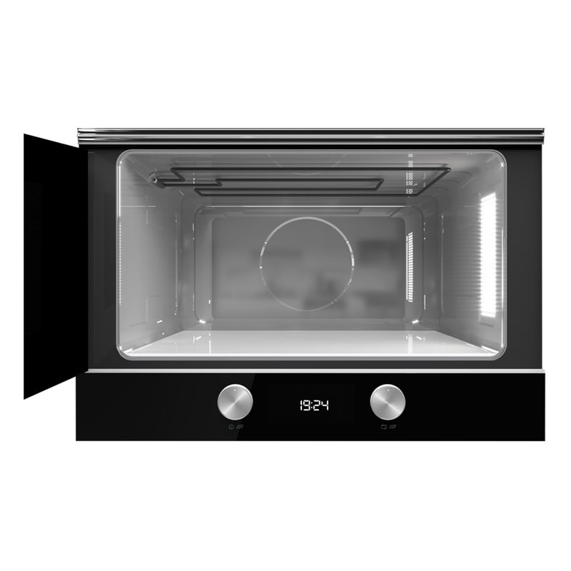 Cocina-Microondas-Bis-L-Black-Con-Base-Ceramica-Y-Grill-Empotrable-22-L