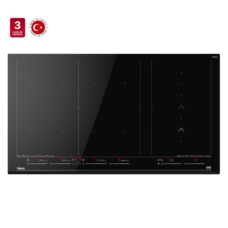 Cocina-Encimera-Induccion-10z-Bk-Mst-Direct-Sense-Full-Flex-Empotrada-90-cm