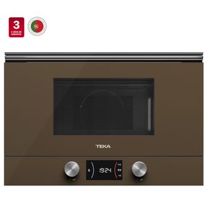 Microondas Bis L London Brick Con Base Cerámica Y Grill Empotrable 22 L