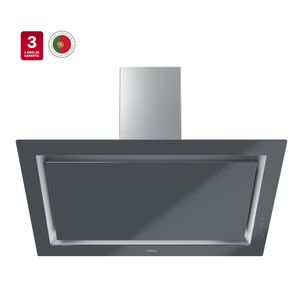 Campana Decorativa Grey Glass Tos FreshAir A Muro 90 cm