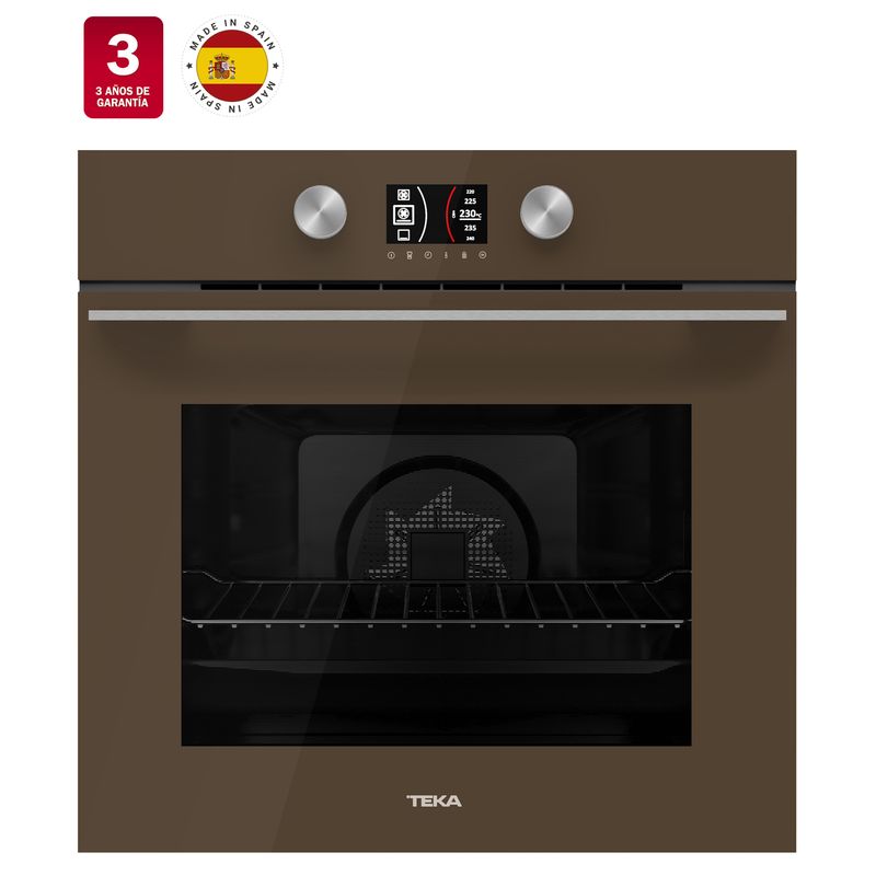 Cocina-Horno-Electrico-HLB-8600-LB-Empotrado-Cafe-Con-Convector-60-cm