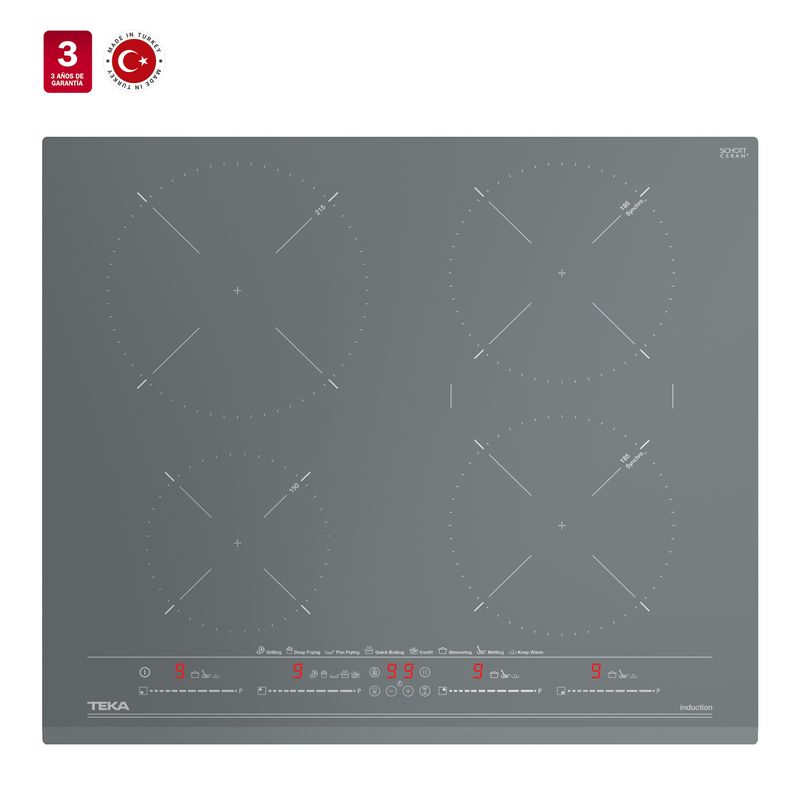 Cocina-Encimera-Induccion-4z-Stone-Grey-MST-Touch-Control-Multislider-Pro-Empotrada-60-cm