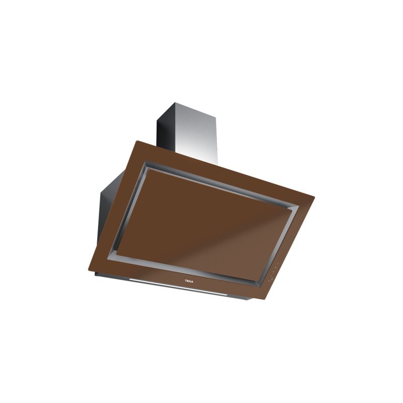 Cocina-Campana-Decorativa-Cristal-London-Brick-Brown-TOS-FreshAir-A-Muro-90-cm