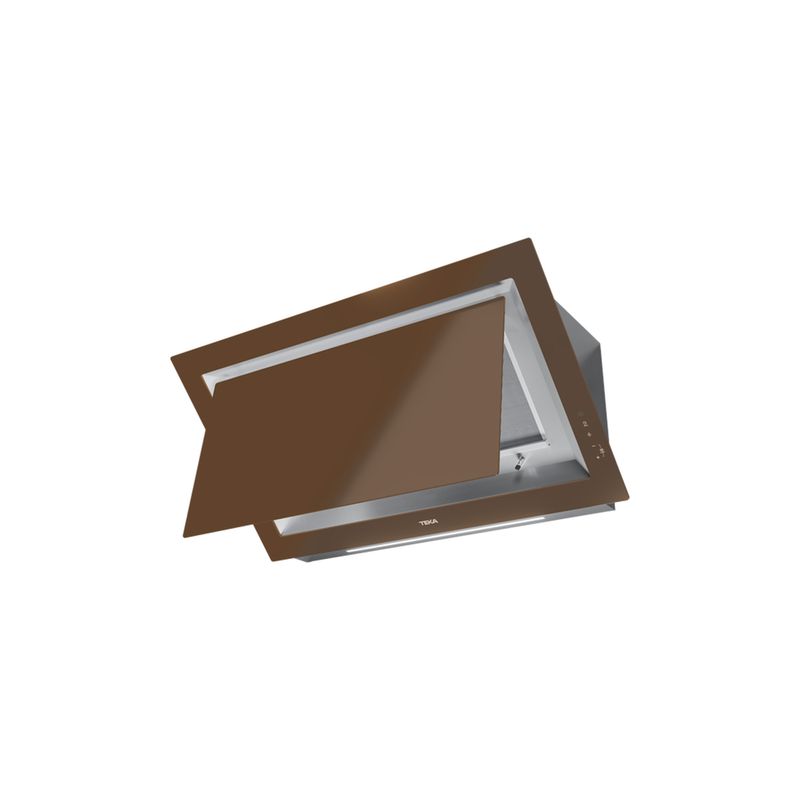 Cocina-Campana-Decorativa-Cristal-London-Brick-Brown-TOS-FreshAir-A-Muro-90-cm
