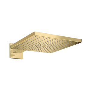 Plato Ducha Raindance E Cuadrado 30 cm 1 Jet C/Brazo 26238990 Polished Gold