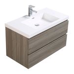Baños-Mueble-de-Baño-City-con-Lavamanos-Blanco-y-Desague-Base-Maple-Grey-1000-mm