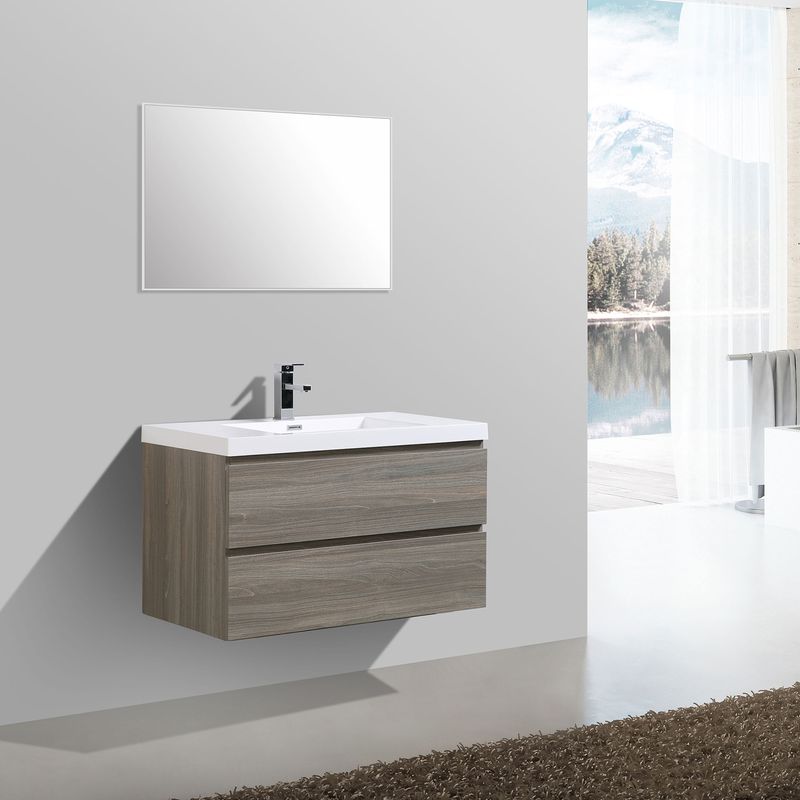 Baños-Mueble-de-Baño-City-con-Lavamanos-Blanco-y-Desague-Base-Maple-Grey-1000-mm