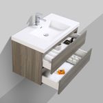 Baños-Mueble-de-Baño-City-con-Lavamanos-Blanco-y-Desague-Base-Maple-Grey-1000-mm