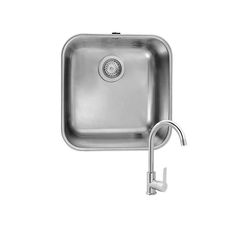 Cocina-Lavaplatos-Bajo-Encimera-Tekaway-con-Griferia-40x40-cm